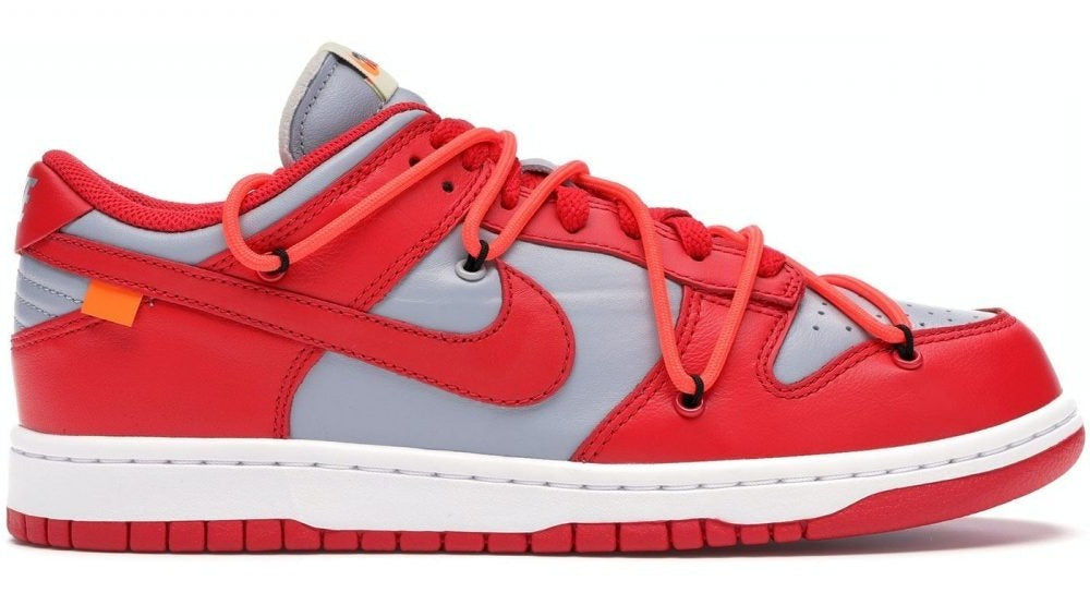 NIKE DUNK SB LOW X OFF WHITE “UNIVERSITY RED”